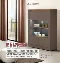 Mondo Convenienza Vetrina 2 ante fantasy offerta