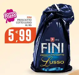 Rosa Cash Fini prosciutto cotto lusso offerta