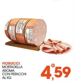 Rosa Cash Fiorucci Mortadella Aroma con pistacchi offerta