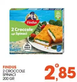 Rosa Cash Findus 2 Crocchette Spinaci offerta