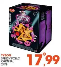 Rosa Cash Tyson Speedy Pollo Original offerta