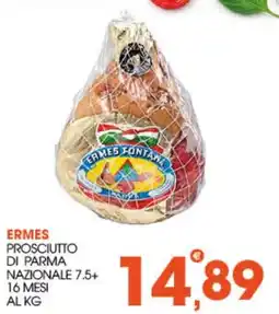 Rosa Cash Prosciutto di Parma Nazionale 7.5+ offerta