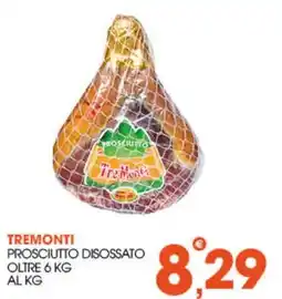 Rosa Cash Prosciutto disossato Tremonti offerta