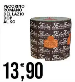Vantaggio Cash&Carry Pecorino romano del lazio dop fulcri offerta