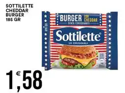 Vantaggio Cash&Carry Sottilette burger con cheddar offerta