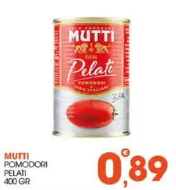Rosa Cash Mutti pomodori pelati offerta