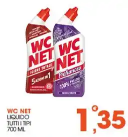 Rosa Cash WC NET liquido offerta