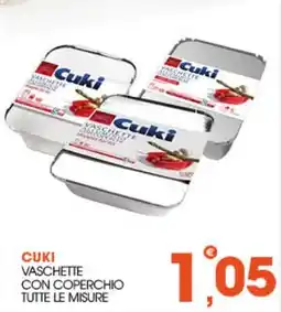 Rosa Cash Cuki vaschette con coperchio offerta