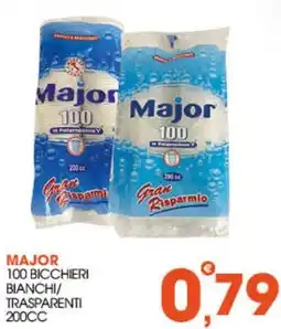 Rosa Cash Major bicchieri offerta