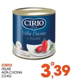 Rosa Cash Cirio pelati alta cucina offerta