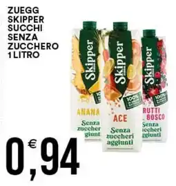 Vantaggio Cash&Carry Skipper succhi senza zucchero offerta