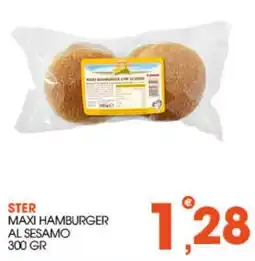 Rosa Cash Ster maxi hamburger al sesamo offerta