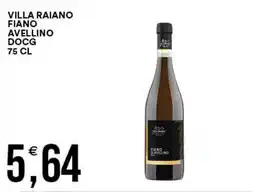 Vantaggio Cash&Carry Villa Raiano Fiano Avellino DOCG offerta