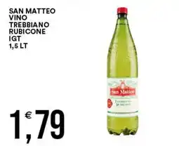 Vantaggio Cash&Carry San Matteo Vino Trebbiano Rubicone IGT offerta