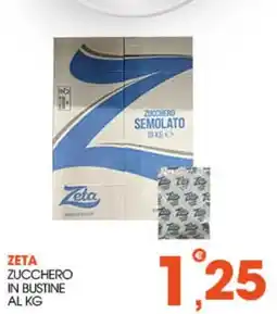 Rosa Cash Zeta zucchero in bustine offerta