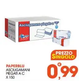 Rosa Cash Asciugamani piegati a C Paperblu offerta