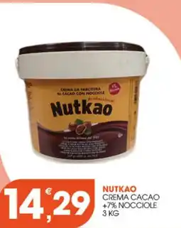 Rosa Cash Nutkao crema cacao offerta