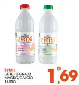 Rosa Cash Zymil latte 1% grassi magro/calcio offerta