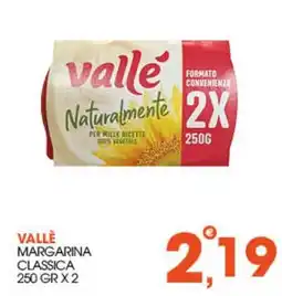 Rosa Cash Vallè margarina classica offerta