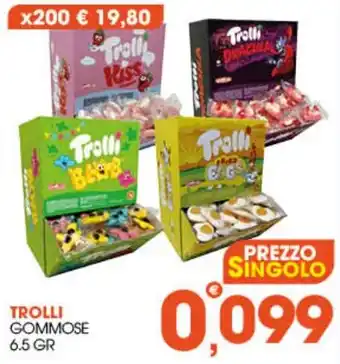 Rosa Cash Trolli Gommose offerta
