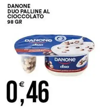 Danone duo palline al cioccolato