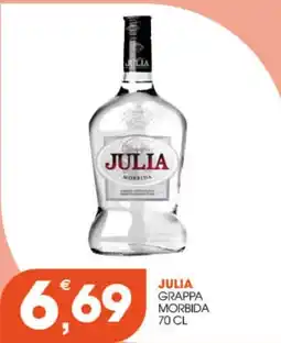Rosa Cash Julia Grappa Morbida offerta