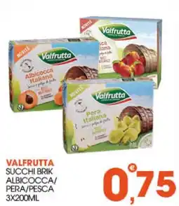 Rosa Cash Valfrutta succhi brik albicocca/pera/pesca offerta