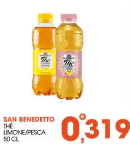 Rosa Cash San Benedetto Thè Limone/Pesca offerta