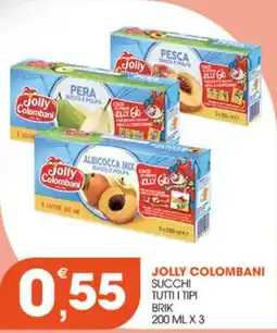 Rosa Cash Jolly Colombani succhi tutti i tipi brik offerta