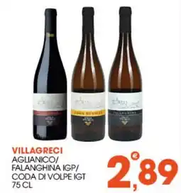 Rosa Cash Villagreci Aglianico/Falanghina IGP/Coda di Volpe IGT offerta