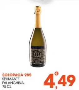 Rosa Cash Solopaca 985 Spumante Falanghina offerta