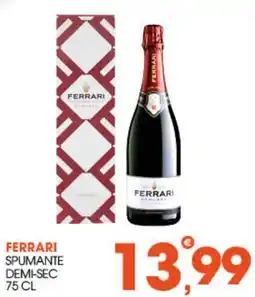 Rosa Cash Ferrari spumante demi-sec offerta