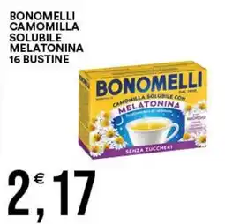 Vantaggio Cash&Carry Bonomelli camomilla solubile con melatonina offerta