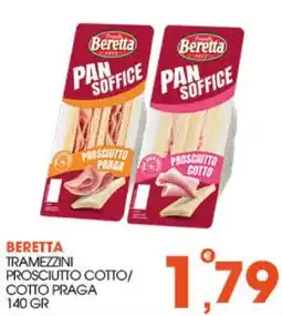 Rosa Cash Beretta tramezzini prosciutto cotto offerta