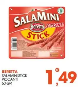 Rosa Cash Beretta Salamini Stick Piccanti offerta