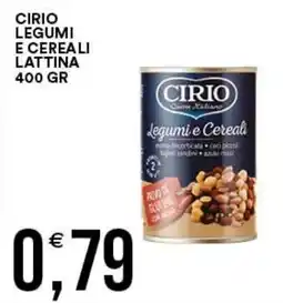 Vantaggio Cash&Carry Cirio legumi e cereali offerta