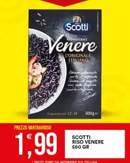 Vantaggio Cash&Carry Scotti riso Venere offerta