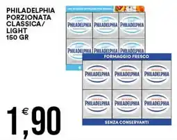 Vantaggio Cash&Carry Philadelphia porzionata classica/light offerta