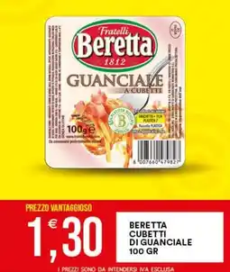 Vantaggio Cash&Carry Beretta cubetti di guanciale offerta