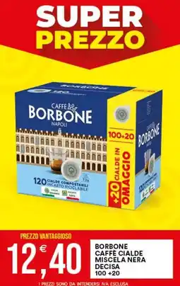 Vantaggio Cash&Carry Borbone caffè cialde miscela nera decisa offerta