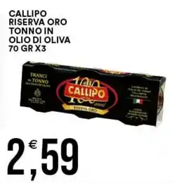 Vantaggio Cash&Carry Callipo riserva oro tonno in olio di oliva offerta