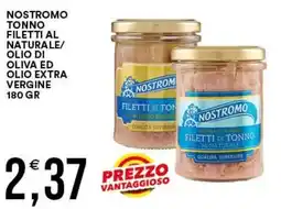 Vantaggio Cash&Carry Nostromo filetti di tonno al naturale offerta