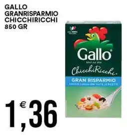 Vantaggio Cash&Carry Gallo ChicchiRicchi offerta