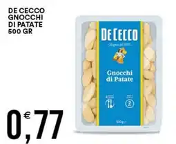 Vantaggio Cash&Carry De Cecco Gnocchi di Patate offerta