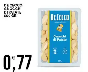 Vantaggio Cash&Carry De Cecco Gnocchi di Patate offerta