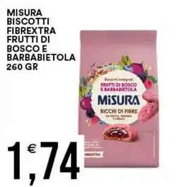 Vantaggio Cash&Carry Biscotti integrali frutti di bosco e barbabietola Misura offerta