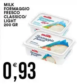 Vantaggio Cash&Carry Milk Formaggio Fresco offerta