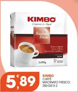 Rosa Cash Kimbo caffè macinato fresco offerta