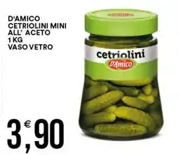 Vantaggio Cash&Carry Cetriolini mini D'Amico offerta