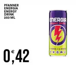 Vantaggio Cash&Carry Pfanner Energia Energy Drink offerta
